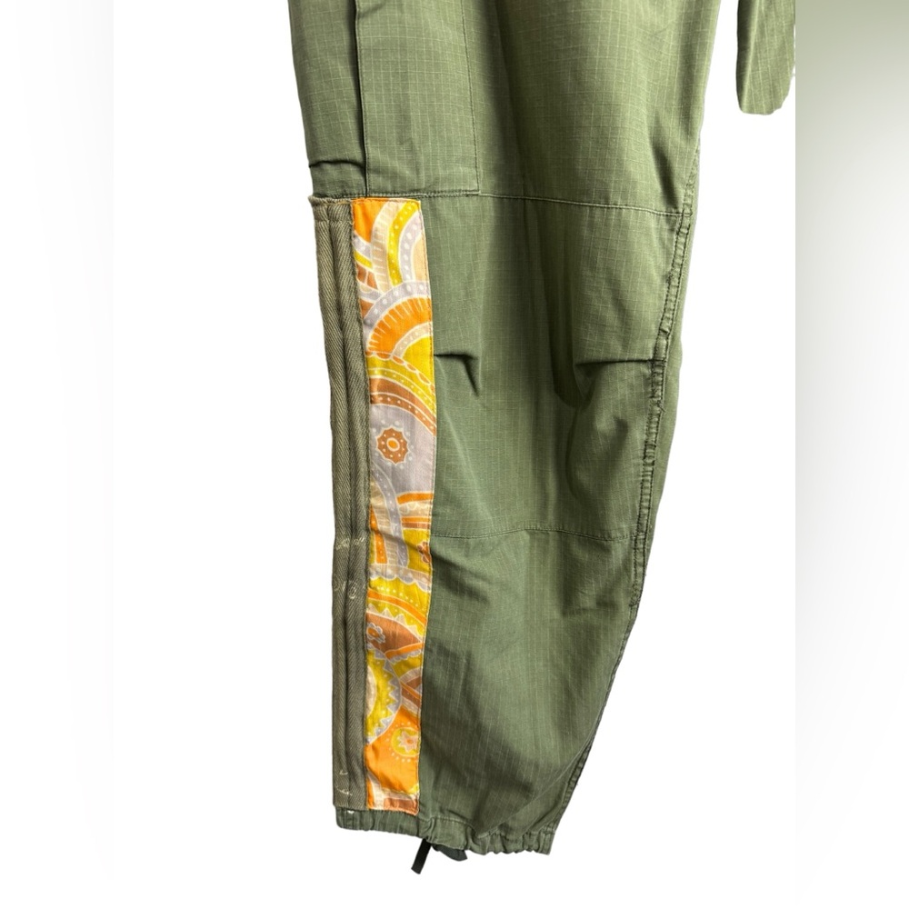 Riley Military Olive Patchwork Pants - image 4